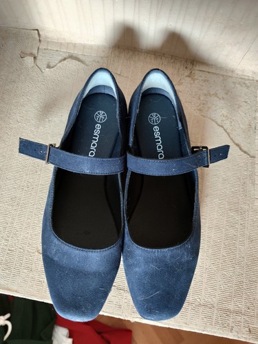 Blaue damen ballerinas - blaue,