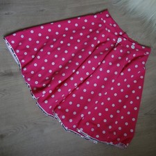 Damen Rock'n Roll Rock 50er Jahre Tellerrock pink Fasching Karneval ab Gr. 38-44