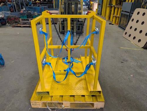 Gabelstapler kran montiert - &,