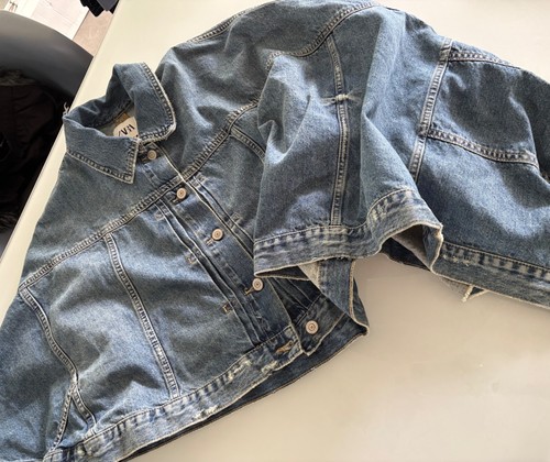 Zara poncho jeansumhang - poncho,,