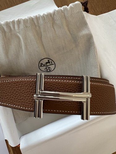 Hermes ledergürtel braun - hermes,