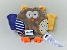 Ergee Eule ? Uhu Vogel Knistertuch Schmusetuch Kuscheltuch Schnuffeltuch (T199)