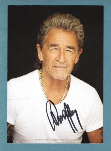 Peter maffay autogrammkarte - peter,