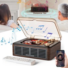 CD Player Retro Holz Bluetooth