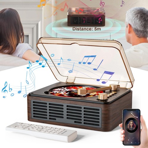 Player retro holz - cd,