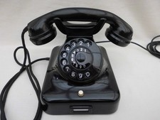 Posttelefon / Tischfernsprecher W48 aus Bakelit - Wählscheibe  / 1954 - geprüft