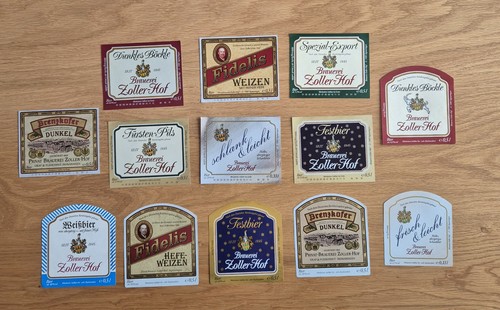 Bieretiketten aus - 13,