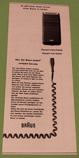 40. Braun sixtant compact two-way Rasierer Werbeanzeige Werbung Reklame 1983