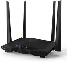 Tenda AC10 WLAN Router Dual-Band (2,4 GHz/5 GHz) Gigabit Ethernet schwarz