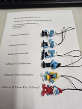 Fussball 2012, Sammlung Edeka, mit Schlumpfine, Papa Schlumpf, Schiri, insg. 6.