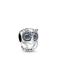 Pandora Charm 798397NBCB Funkelnde Eule Charm 925/- Silber
