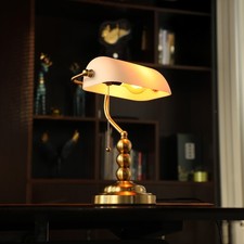 Antique Bankers Desk Lamp, E26