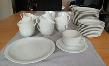 10 Kaffeegedecke Arzberg weiß Dekor Golfball