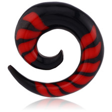 Dehnungsspirale Horn Sichel Plug Ohrring Brustpiercing Septum Creolen 4-6mm Ohr