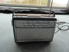 vintage NORDMENDE transita spezial Kofferradio blau 50er 60er