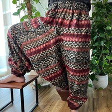 Warme Haremshose | Gemütliche