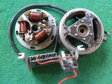 Grundplatte mit Schwungscheibe aus Umbau KR51 Schwalbe Verteiler 8307.8-100