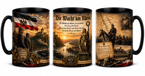 Die wacht rhein - wacht, tasse