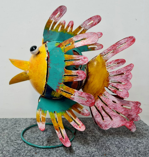 Dekofigur fisch kugelfisch - dekofigur,