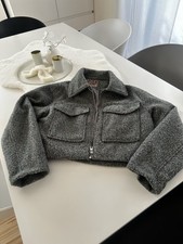 Schicke Jacke Winterjacke grau