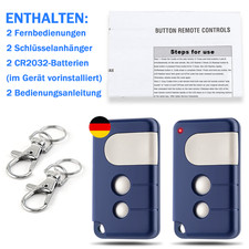 2Stk Garagentor Handsender