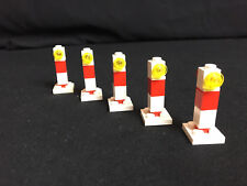 Lego 5x Warnbake Warnbaken Baustellenabsperrung Baustelle City Stadt Eigenbau