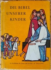 Anne de Vries: 'Die Bibel unserer Kinder', 8. Auflage 1970, mit Schutzumschlag