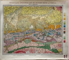 Lepsius: Geologische Karte des
