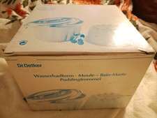 Wasserbadform, Dr. Oetker, Puddingform ,Aluminium,  2,5 l, wirkt unbenutzt OVP