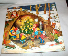 Alter Adventskalender zum Befüllen - DDR um 1960/70