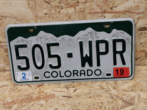 Nummernschild usa colorado - usa,