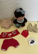 Monchhichi Monchichi vintage national friends Baby Small Girl With Boutique Dres