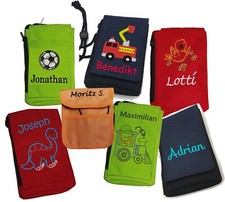 Handytasche mit Name bestickt