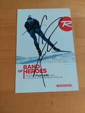 Biathlon Autogrammkarte Martin Fourcade