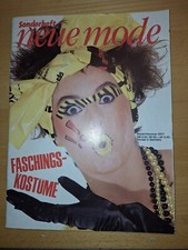 Neue Mode Fasching Kostüme Karneval 80er Jahre Schnitt-/Nähanleitung Auch Kinder