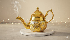 100% Kupfer Teekanne