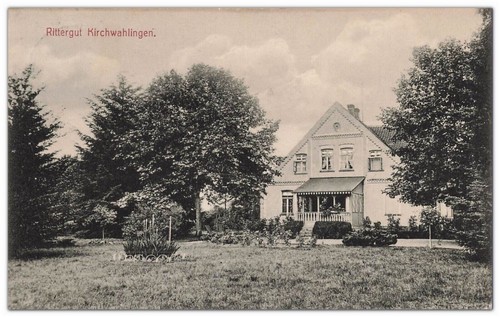 Rittergut kirchwahlingen - ak,
