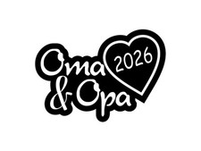 Plott Aufkleber Oma & Opa 2026