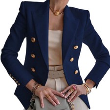 Damen Mantel Slim Blazer Anzug