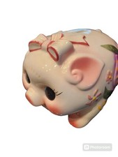 Extra Large Ceramic Vtg Pink