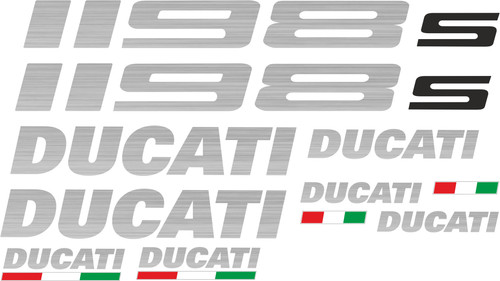Ducati 1198s replica decals - ducati,