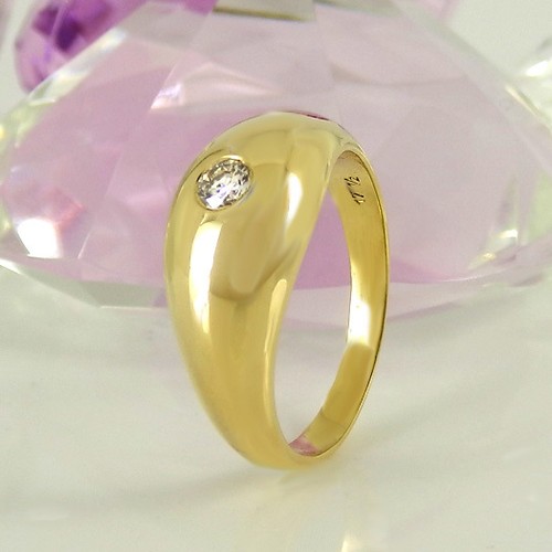 Ring bandring 585 gelbgold 14k - 585,