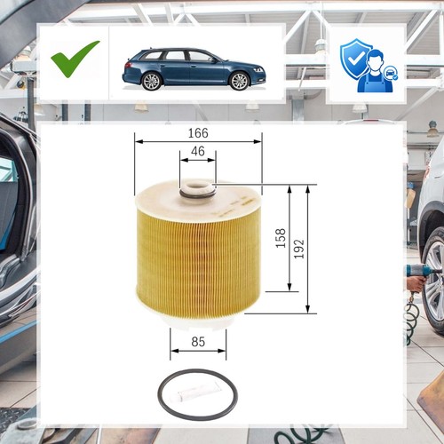 Luftfilter bosch für audi - bosch,