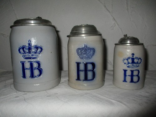 Alter bierkrug 2 l - , 1/2