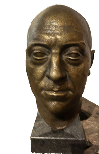 Mann portrait kopf bronze - kopf,