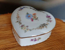 Kleine Porzellan Döschen Deckeldose Herz Form Dose Pillendose PM Martinroda