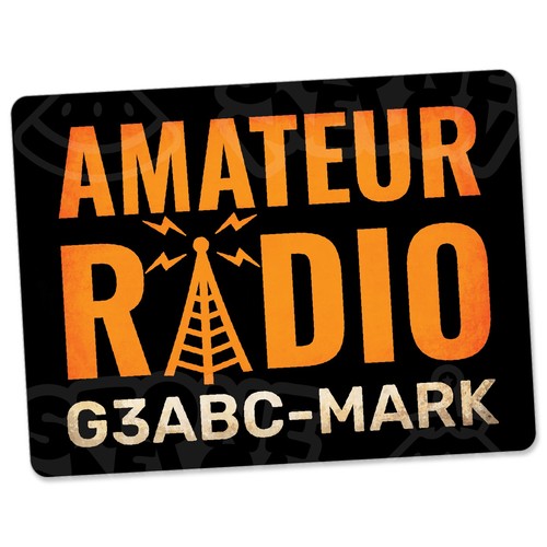 Amateurfunk rufschild - amateurfunk,