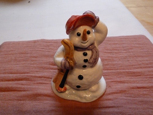 Goebel schneemann mit ski - goebel,