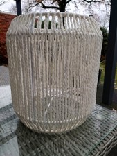 Lampenschirm Rattan Optik Boho Korb 28er Durchmesser