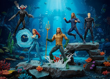 DC Aquaman Actionfiguren | Black Manta | Aquaman | Aquaman Stealth | Spin Master